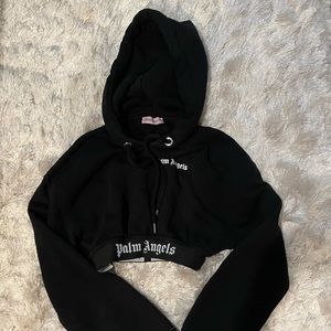 Palm Angels cropped hoodie size XS. Never worn!